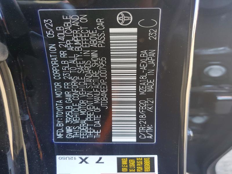 2023 Toyota Corolla le