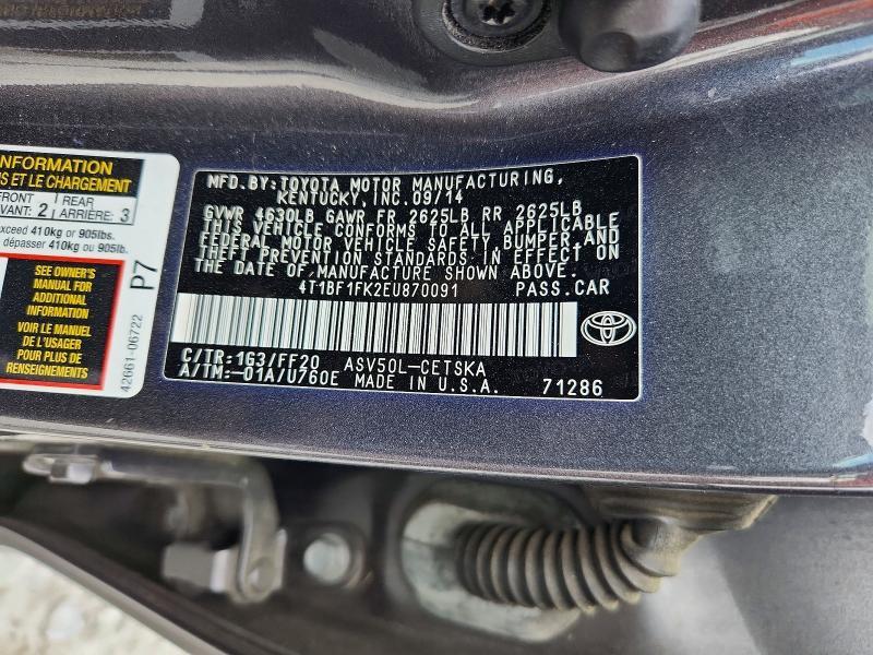 2014 Toyota Camry se