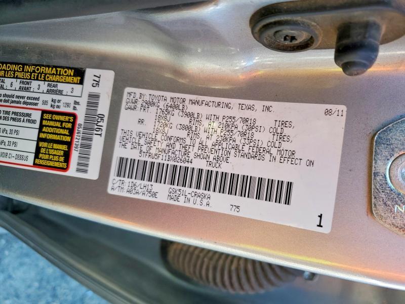2011 Toyota Tundra Grade