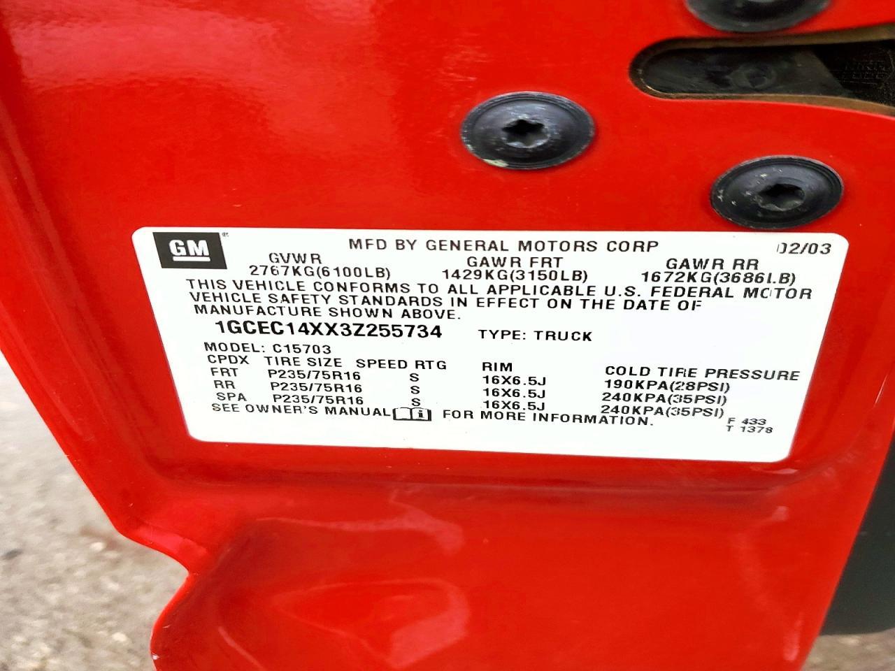 2003 Chevrolet Silverado C1500