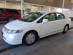 Salvage cars for sale from Copart Pasco, WA: 2008 Honda Civic Hybrid