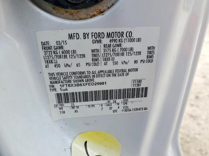 2015 Ford F350 Super Duty