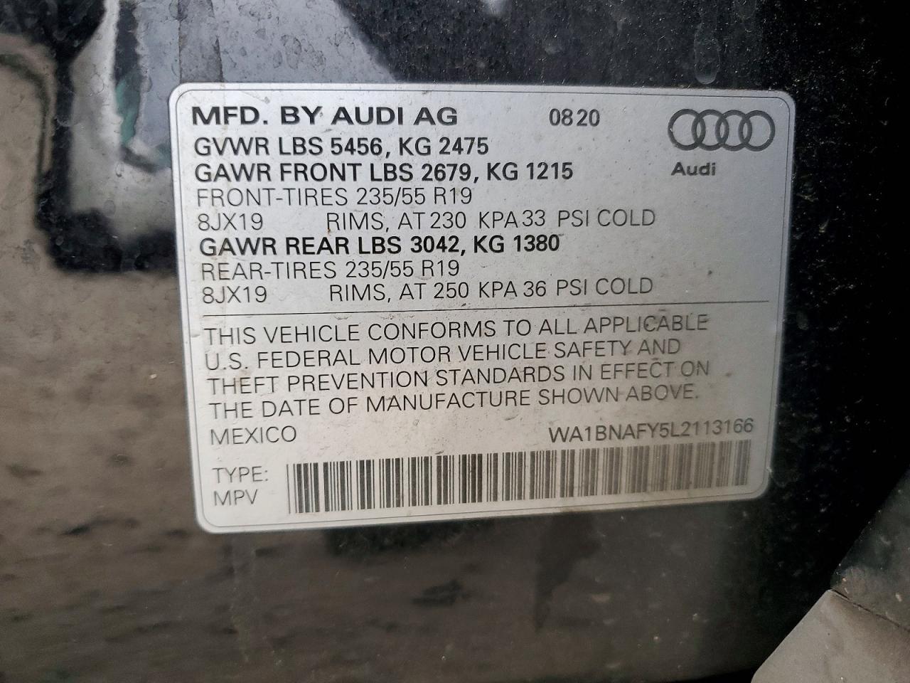 2020 Audi Q5 Premium Plus