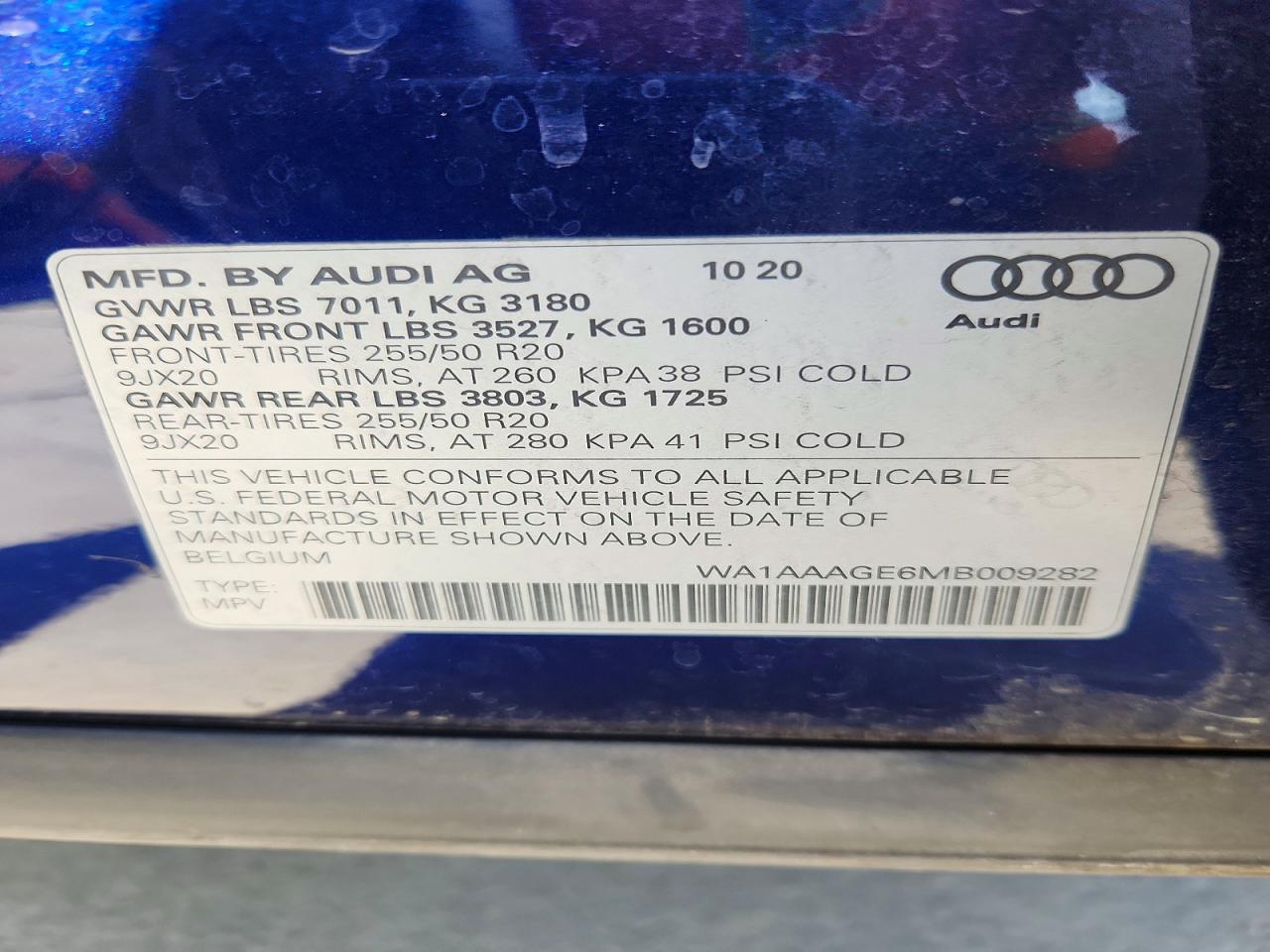 2021 Audi E-tron Premium