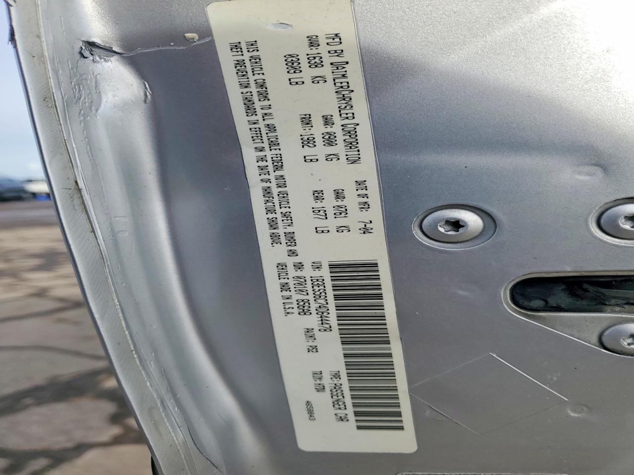 2004 Dodge Neon sxt