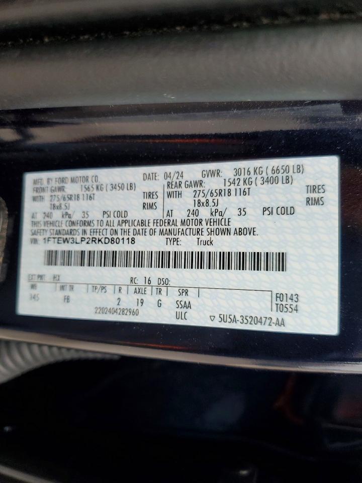 2024 Ford F150 XLT