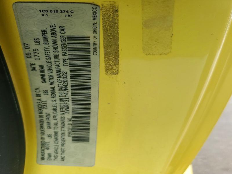 2007 Volkswagen New Beetle Convertible Option Package 1