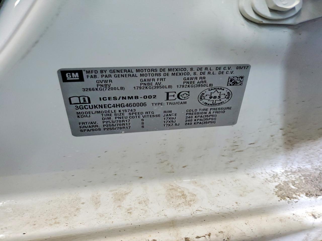 2017 Chevrolet Silverado K1500