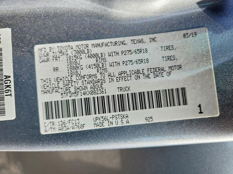 2019 Toyota Tundra SR5