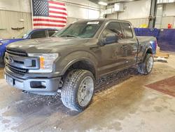 Ford salvage cars for sale: 2018 Ford F150 Super Cab