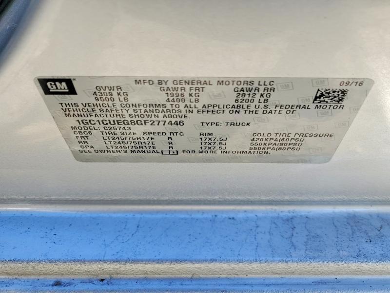 2016 Chevrolet Silverado C2500 Heavy Duty