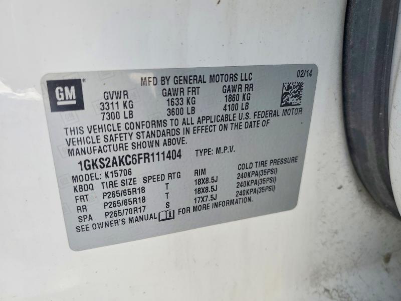 2015 GMC Yukon sle