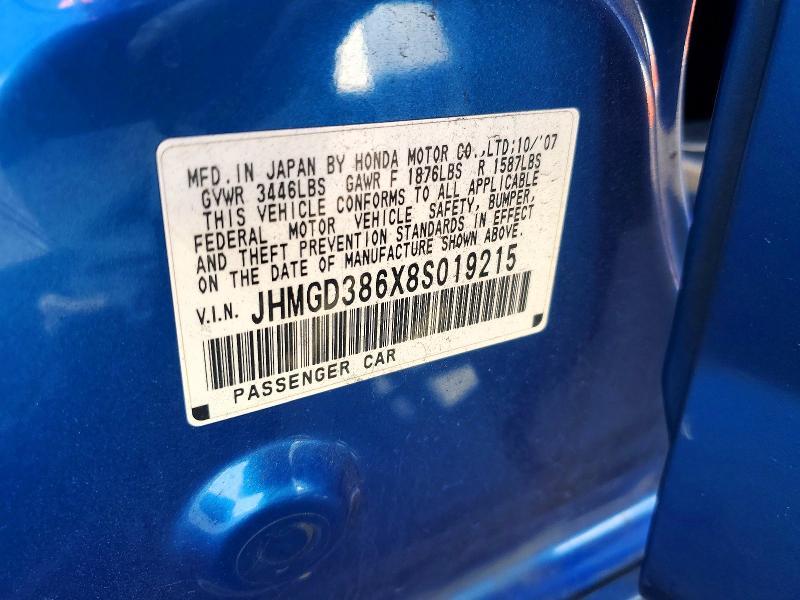 2008 Honda Fit Sport