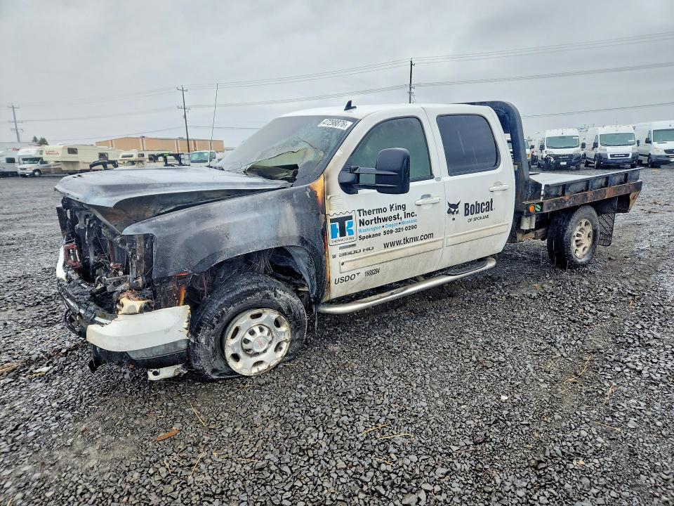 2008 GMC Siera Flatbed Truck