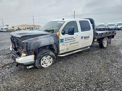 Salvage trucks for sale at Airway Heights, WA auction: 2008 GMC Siera Flatbed Truck