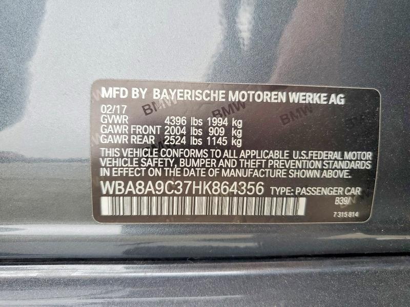 2017 BMW 320 i