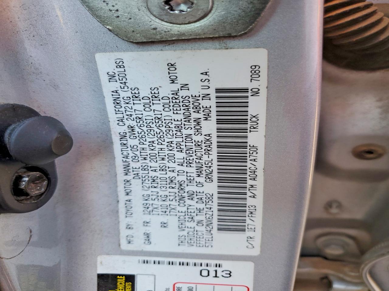 2006 Toyota Tacoma V6