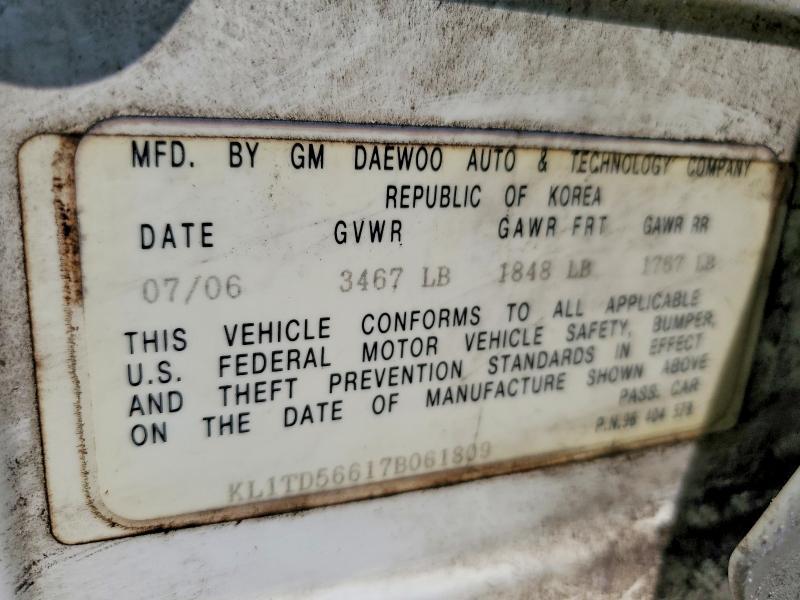 2007 Chevrolet Aveo Base