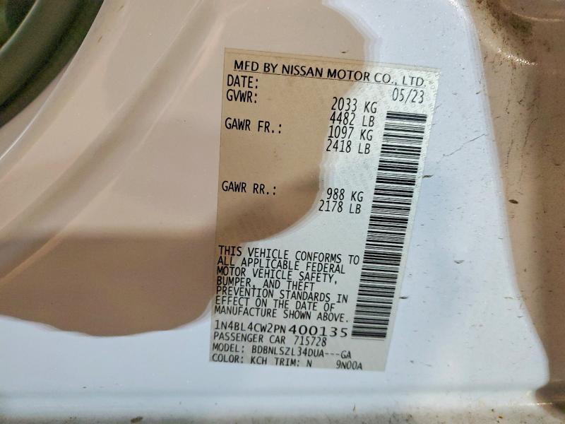 2023 Nissan Altima 2.5 sr