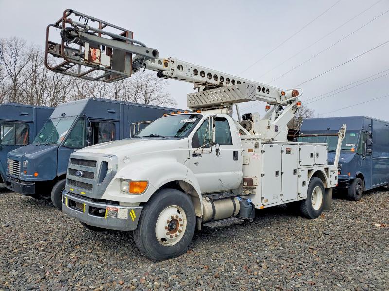 2013 Ford F750 Cable Placer Bucket Truck