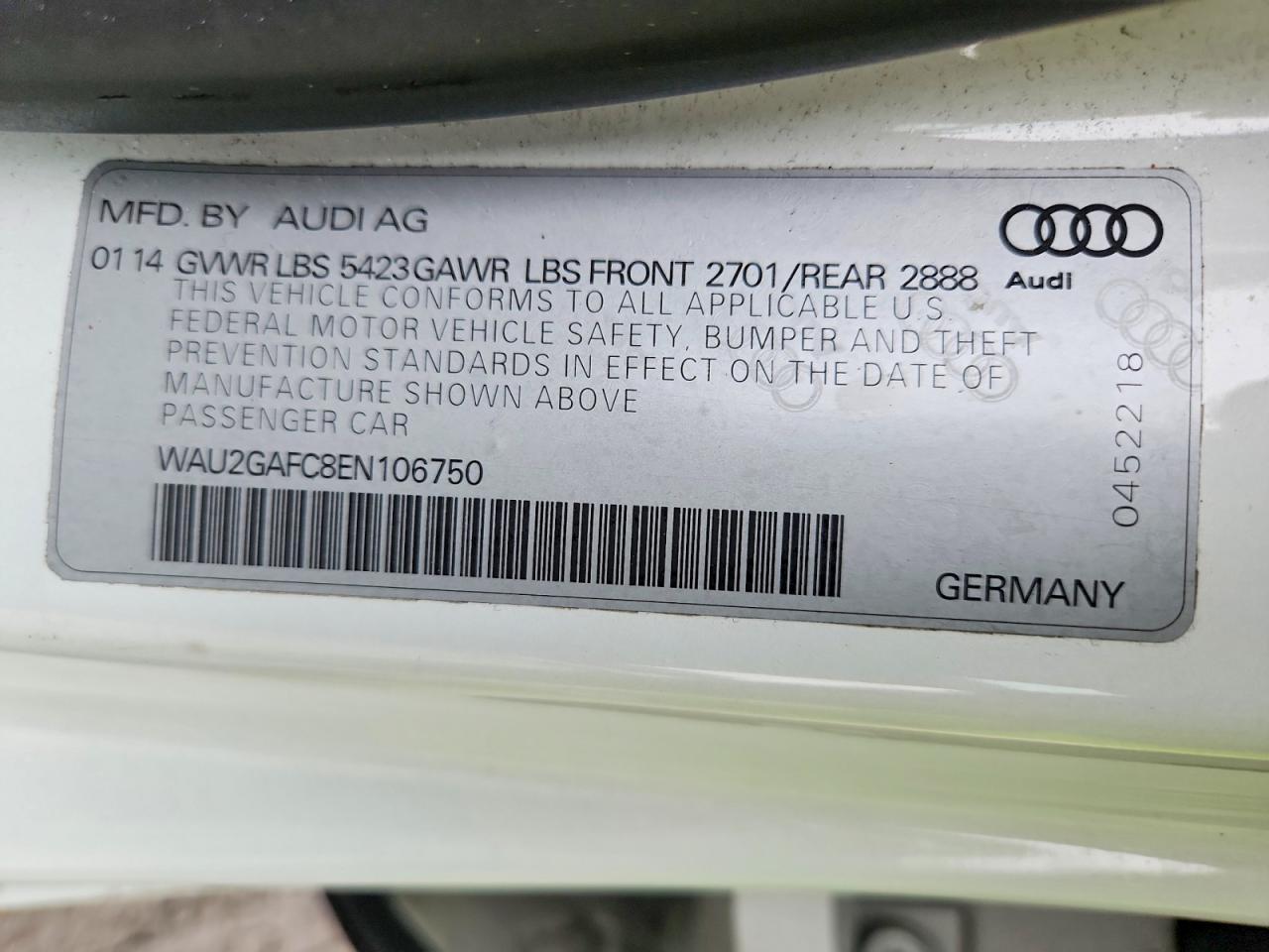 2014 Audi A7 Prestige