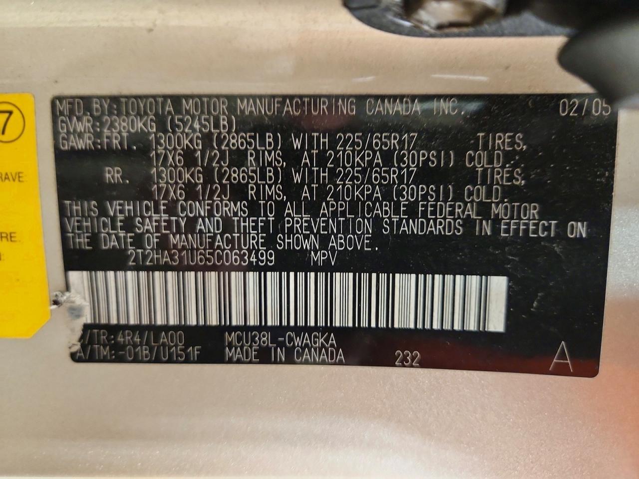 2005 Lexus Rx 330 Base