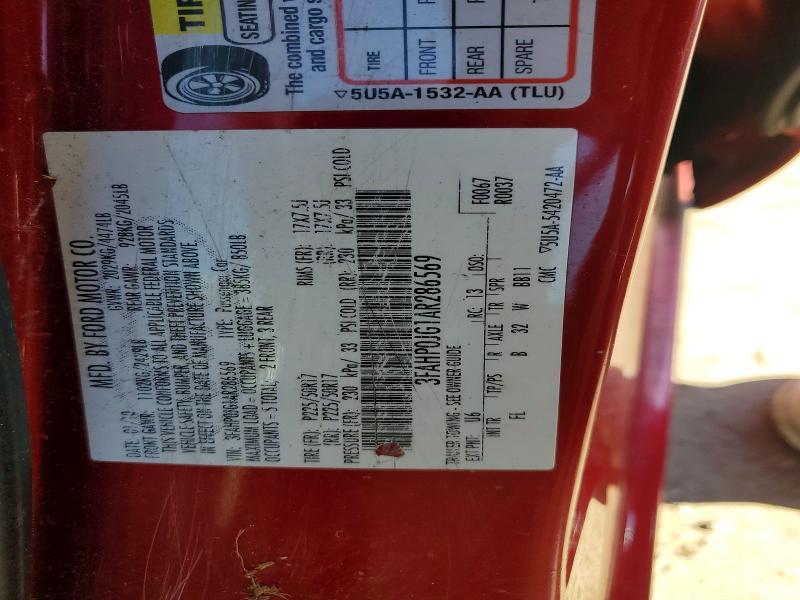 2010 Ford Fusion sel