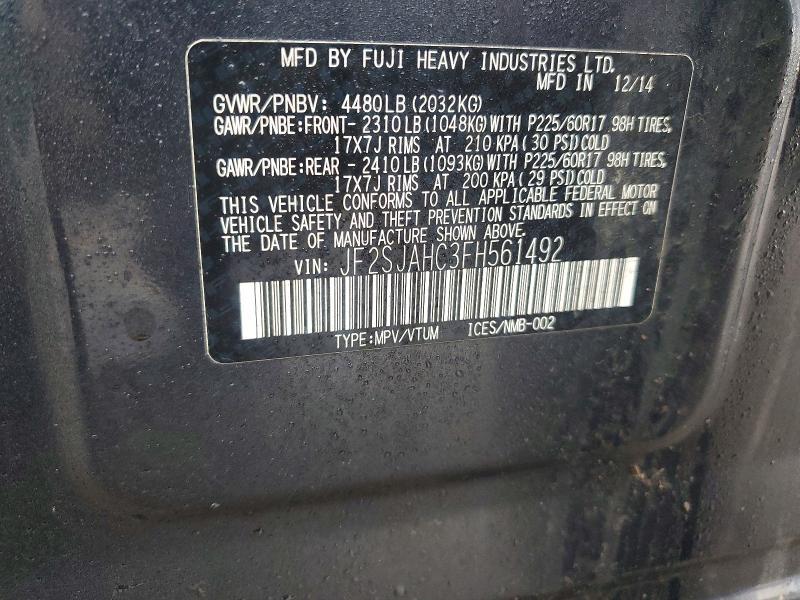2015 Subaru Forester 2.5i Limited