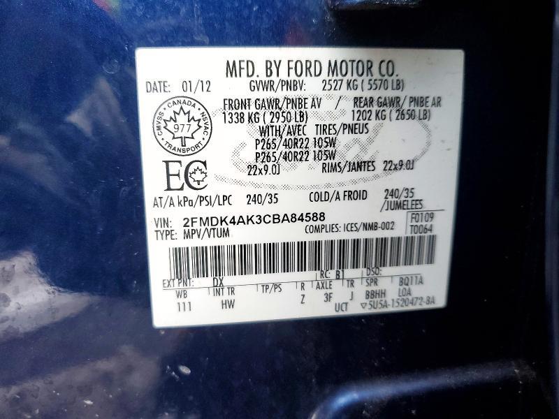 2012 Ford Edge Sport