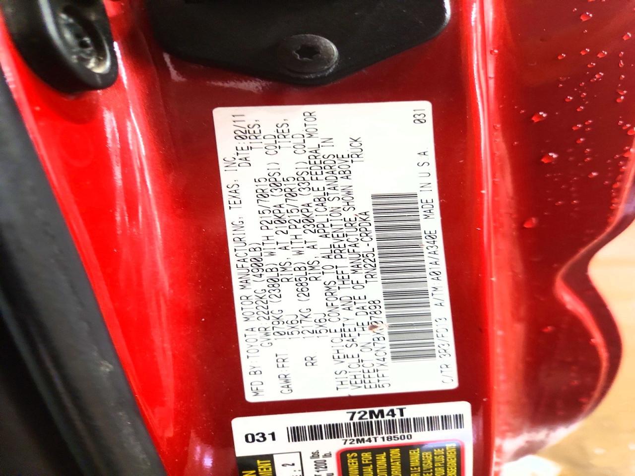 2011 Toyota Tacoma Base