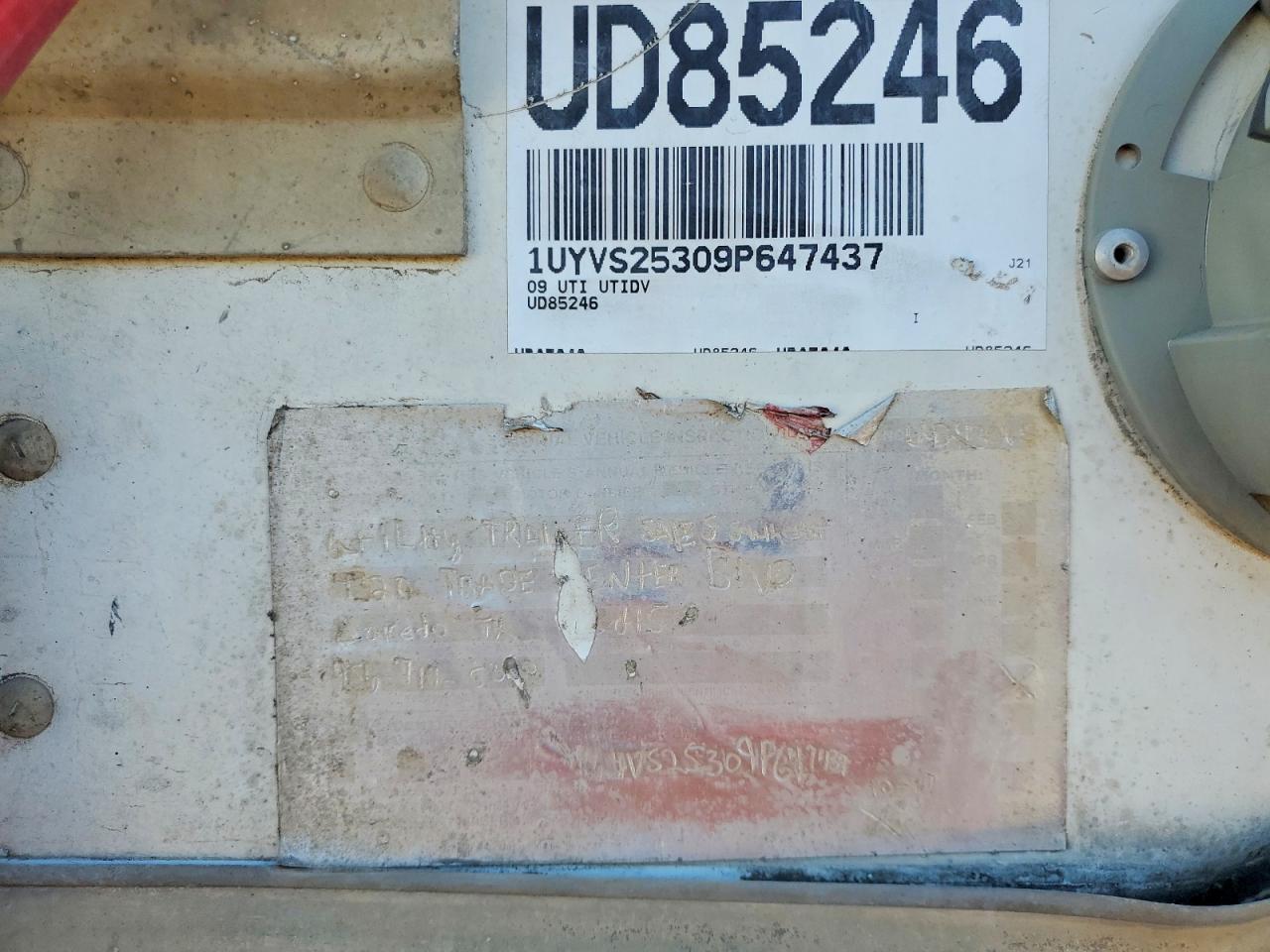 2009 Utility Dry van Trailer