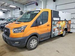 Salvage trucks for sale at Ham Lake, MN auction: 2023 Ford Transit Utility / Service Truck