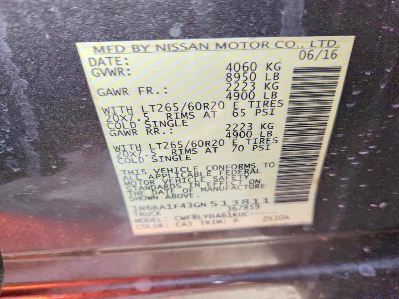2016 Nissan Titan XD Platinum Reserve