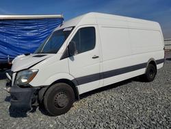 Salvage trucks for sale at Fresno, CA auction: 2017 Mercedes-Benz Sprinter 3500 Delivery Van