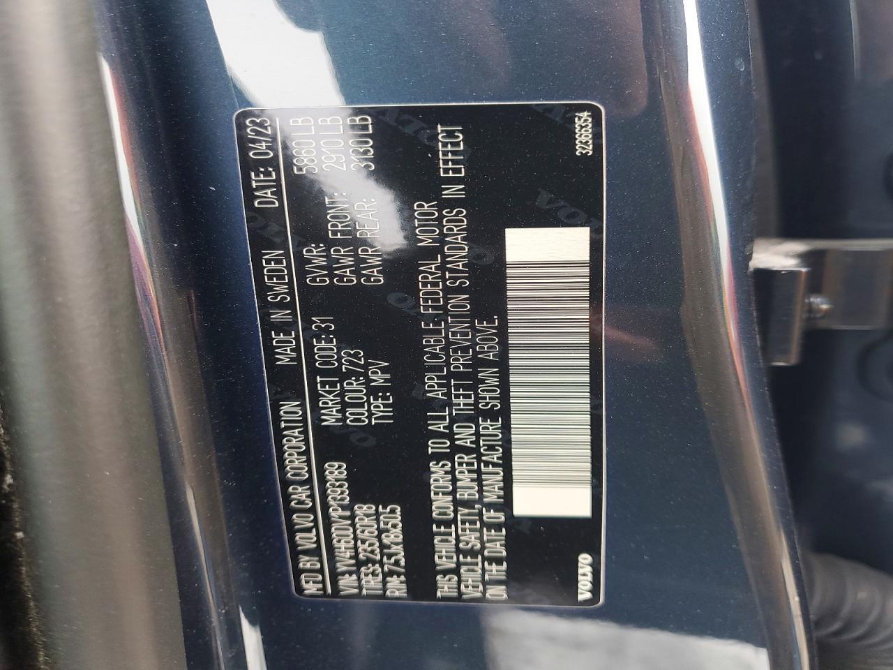 2023 Volvo Xc60 Core