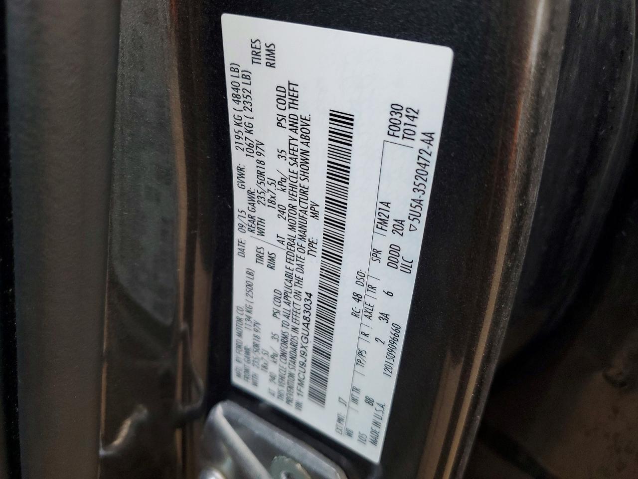 2016 Ford Escape Titanium