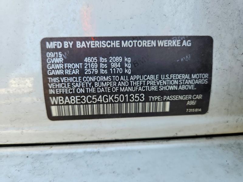 2016 BMW 328 xi Sulev