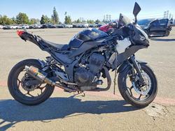 Salvage cars for sale from Copart Rancho Cucamonga, CA: 2013 Kawasaki EX300 A