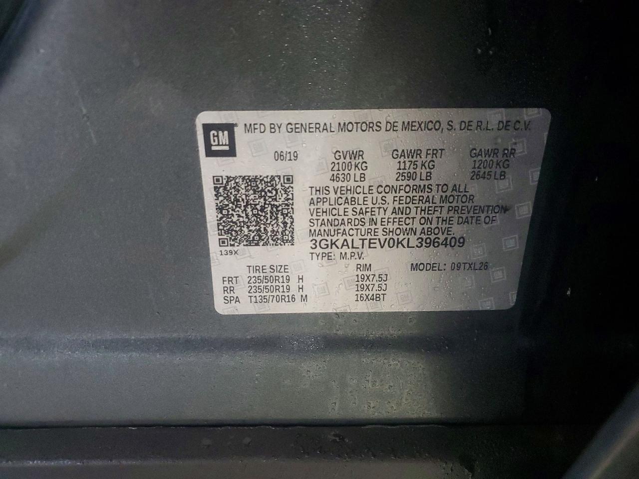 2019 GMC Terrain sle