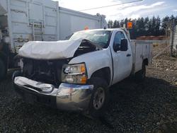Salvage trucks for sale at Spanaway, WA auction: 2008 Chevrolet Silverado Utility / Service Truck