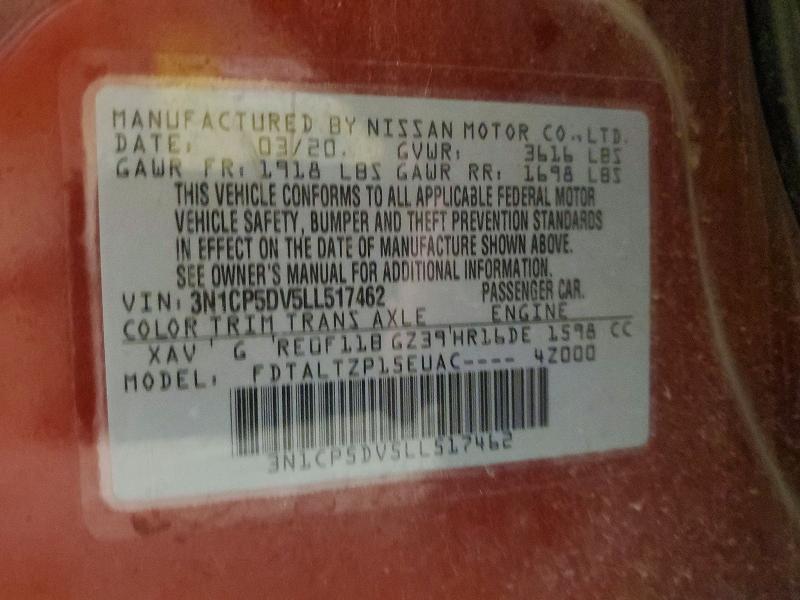 2020 Nissan Kicks sr