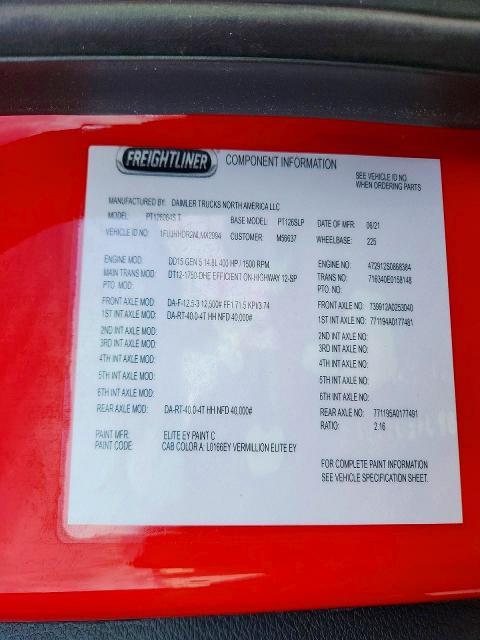 2022 Freightliner Cascadia 126