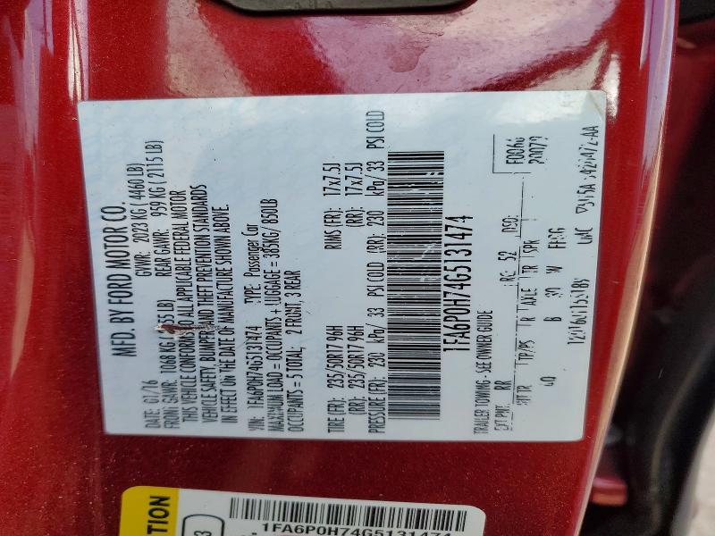 2016 Ford Fusion se