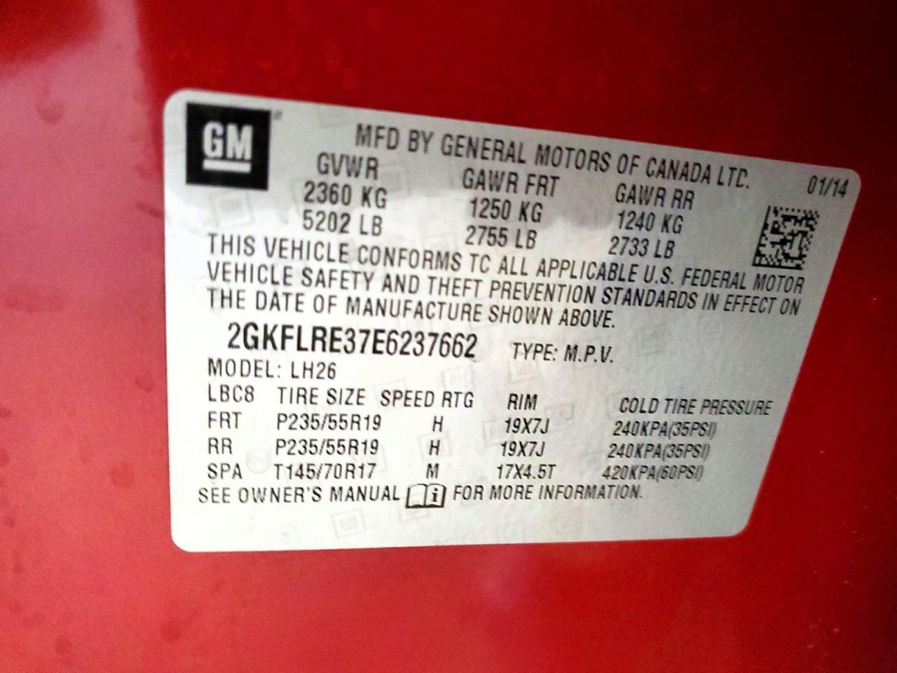 2014 GMC Terrain sle