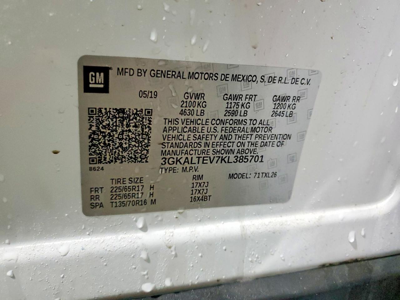 2019 GMC Terrain sle