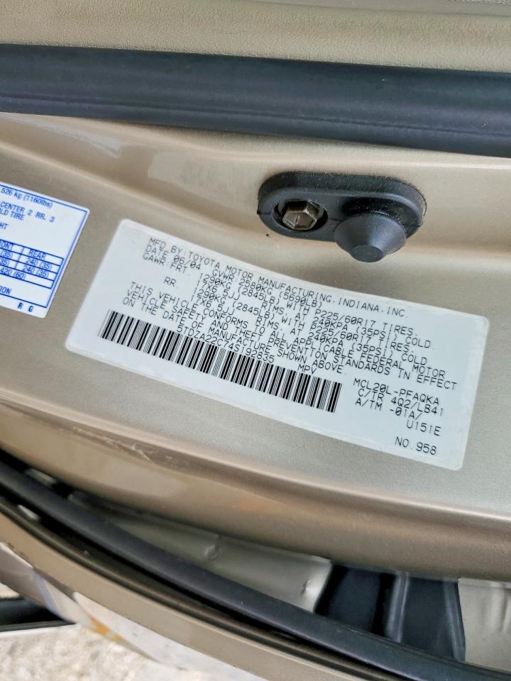 2004 Toyota Sienna xle 7 Passenger