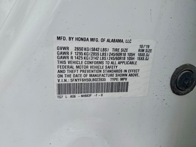 2020 Honda Pilot exl