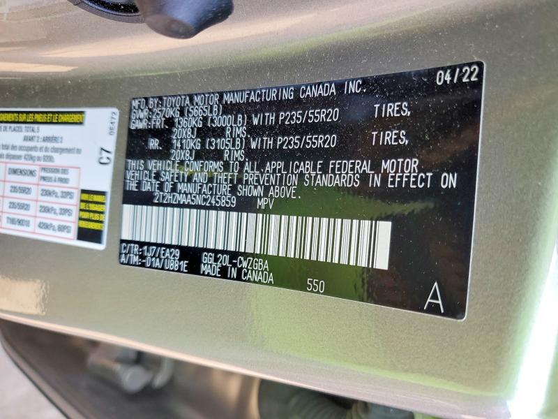 2022 Lexus Rx 350 Base