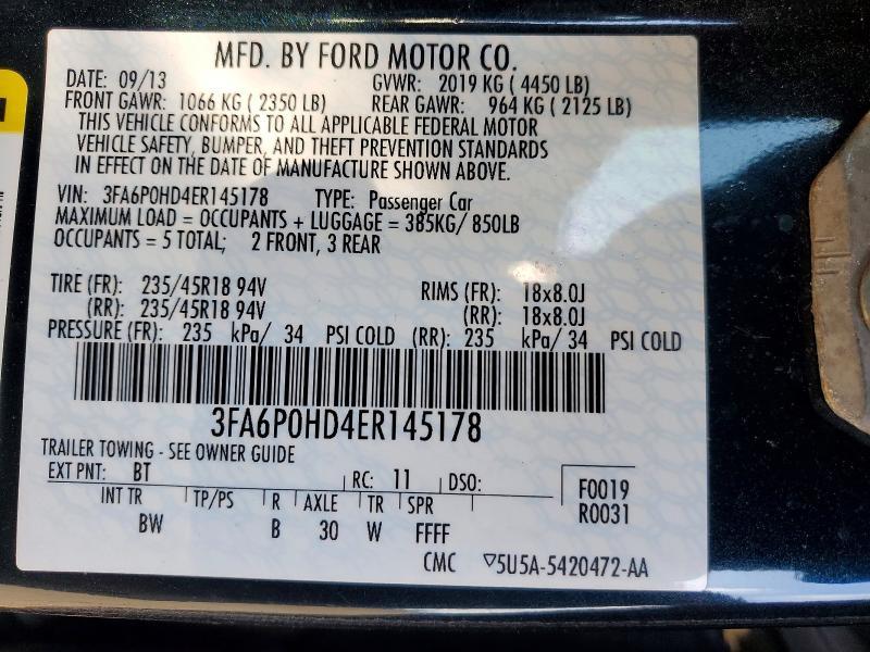 2014 Ford Fusion se