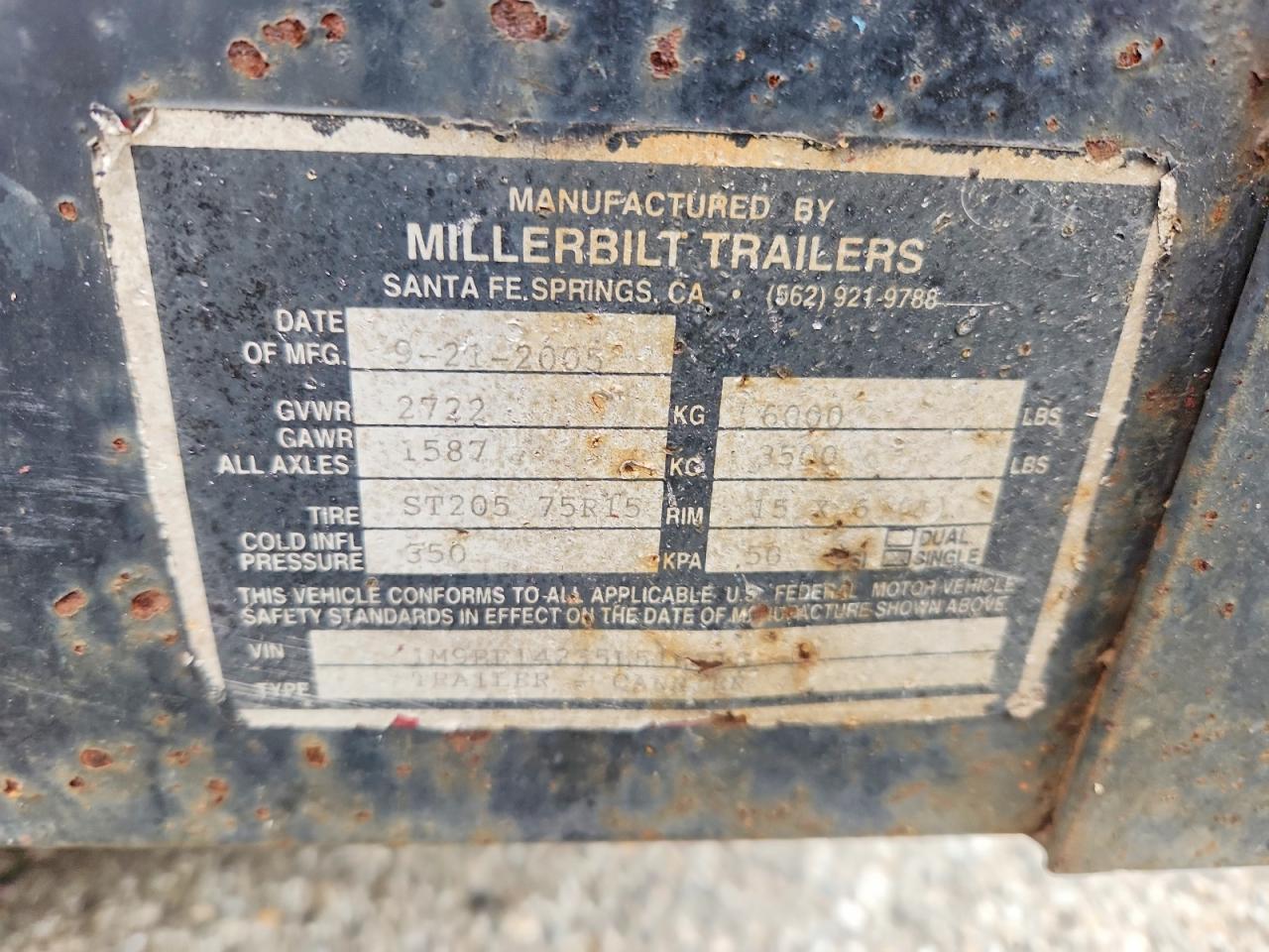2005 Mlbt Trailers